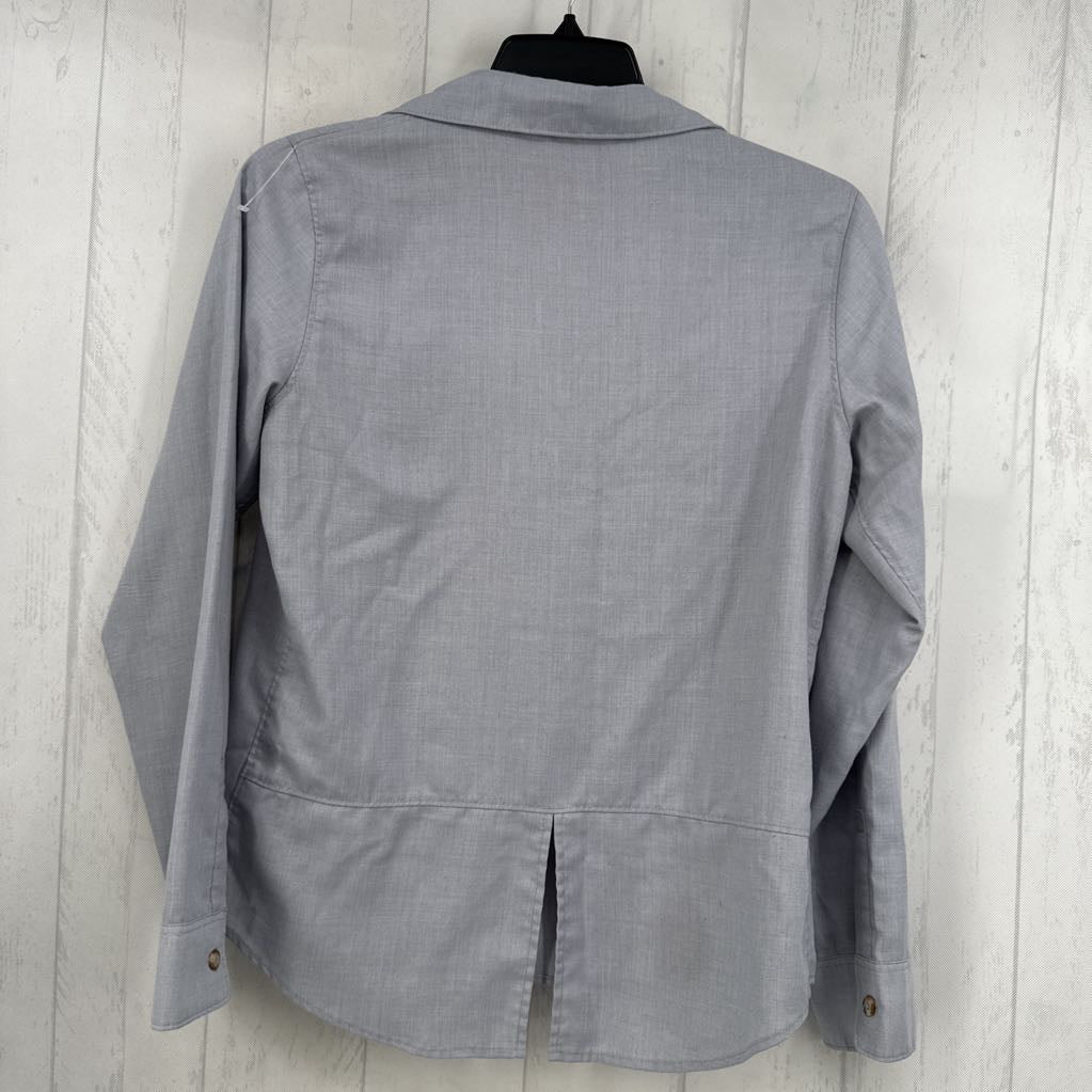 M button down l/s top