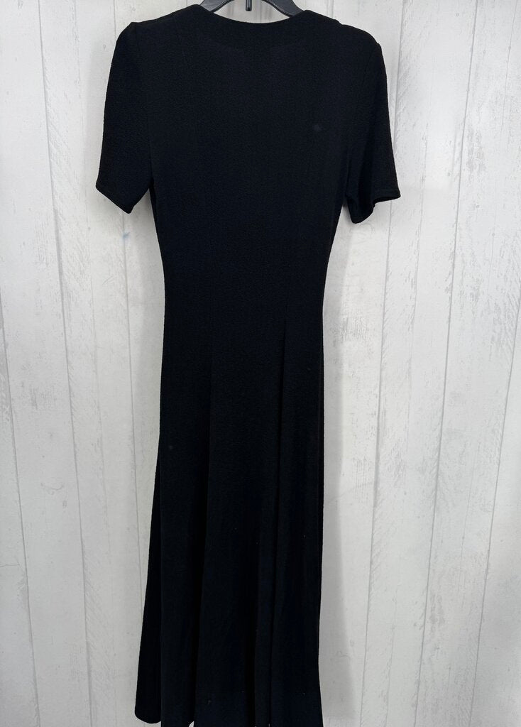 4 button detail square neck s/s dress