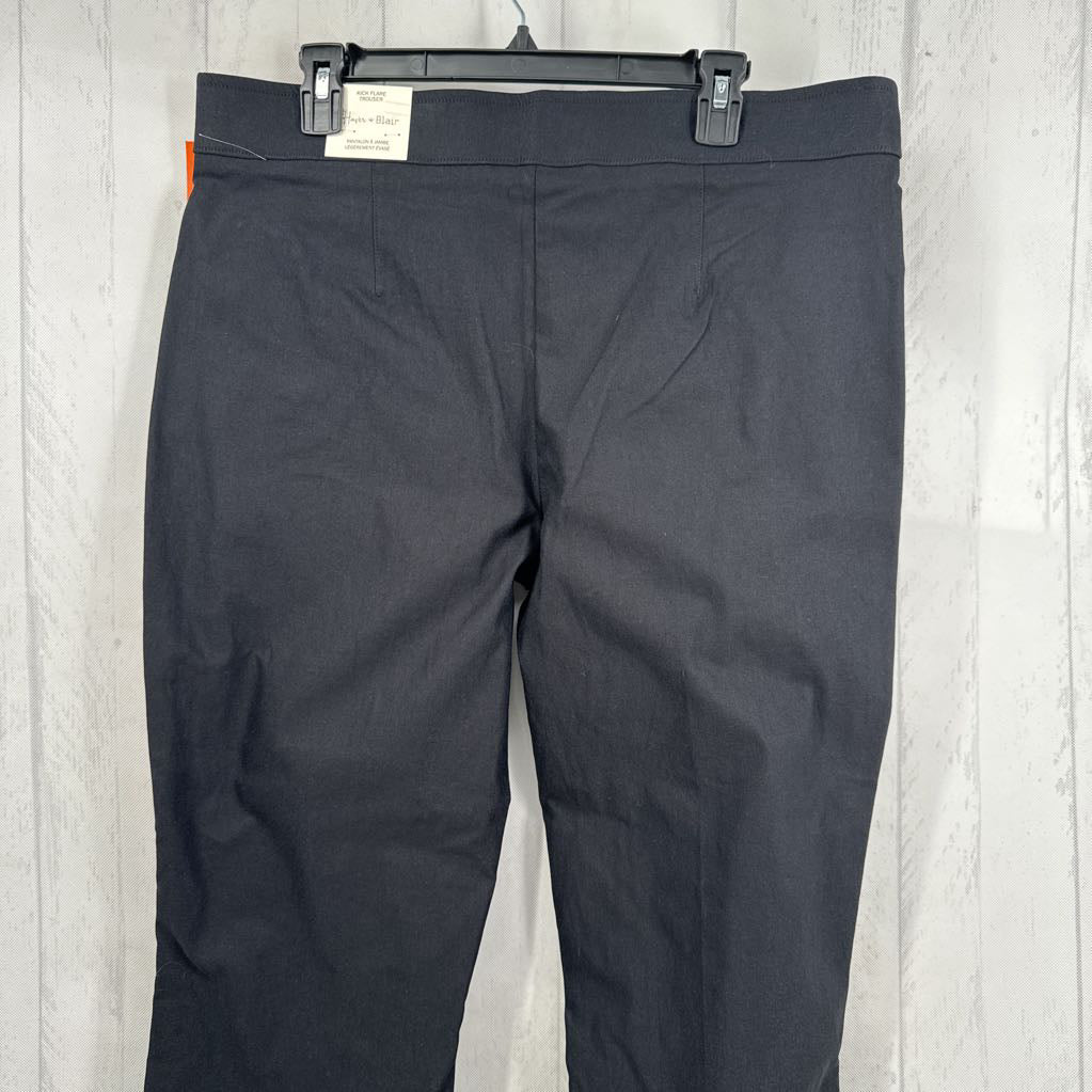 XL gold button detail trouser