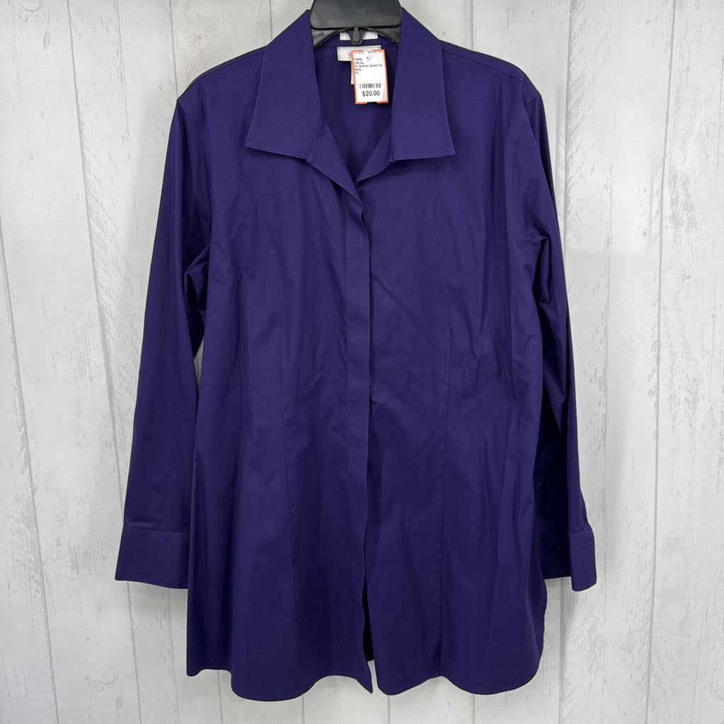 XL button down l/s top