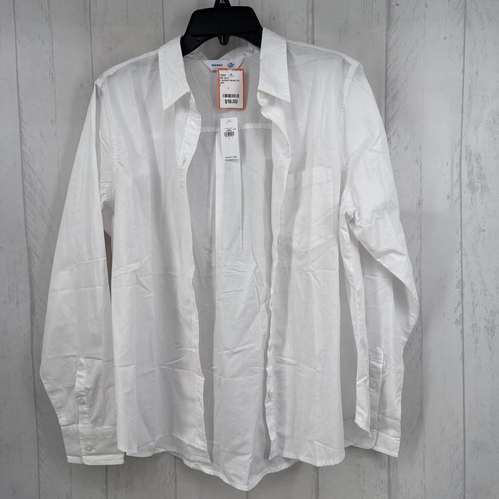 L button down l/s top