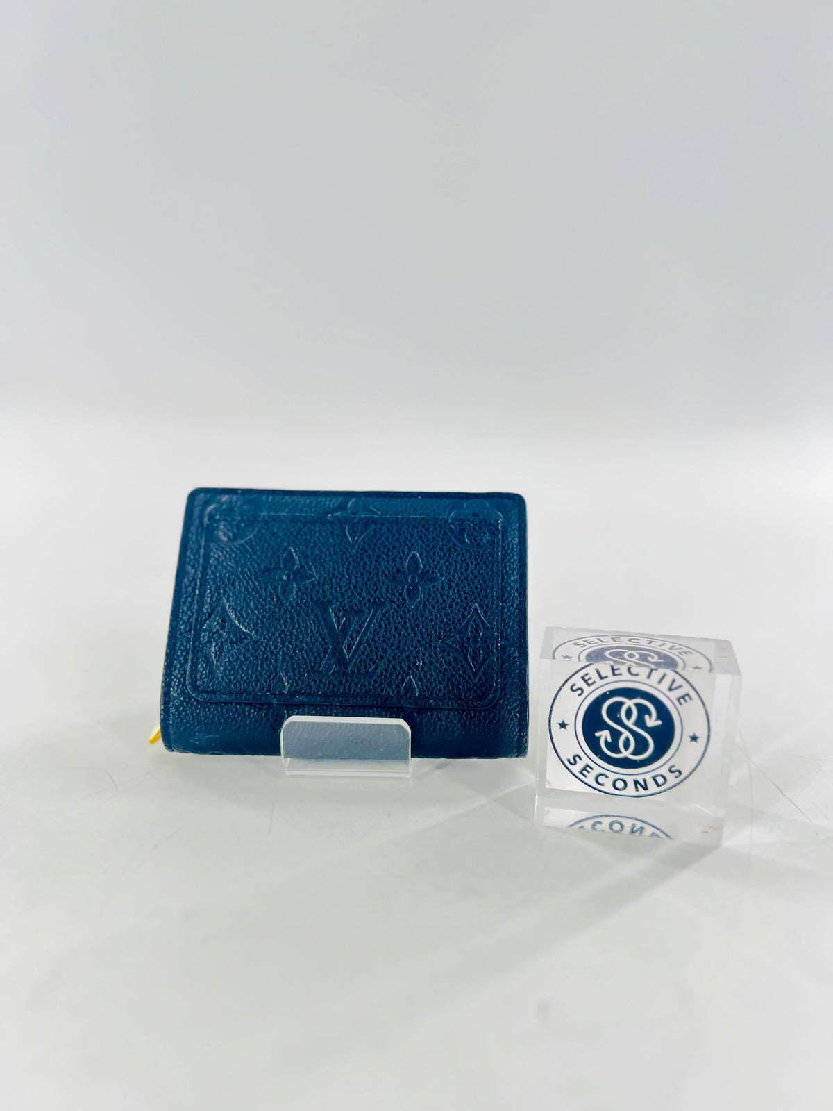 Clea embossed signature bi-fold wallet