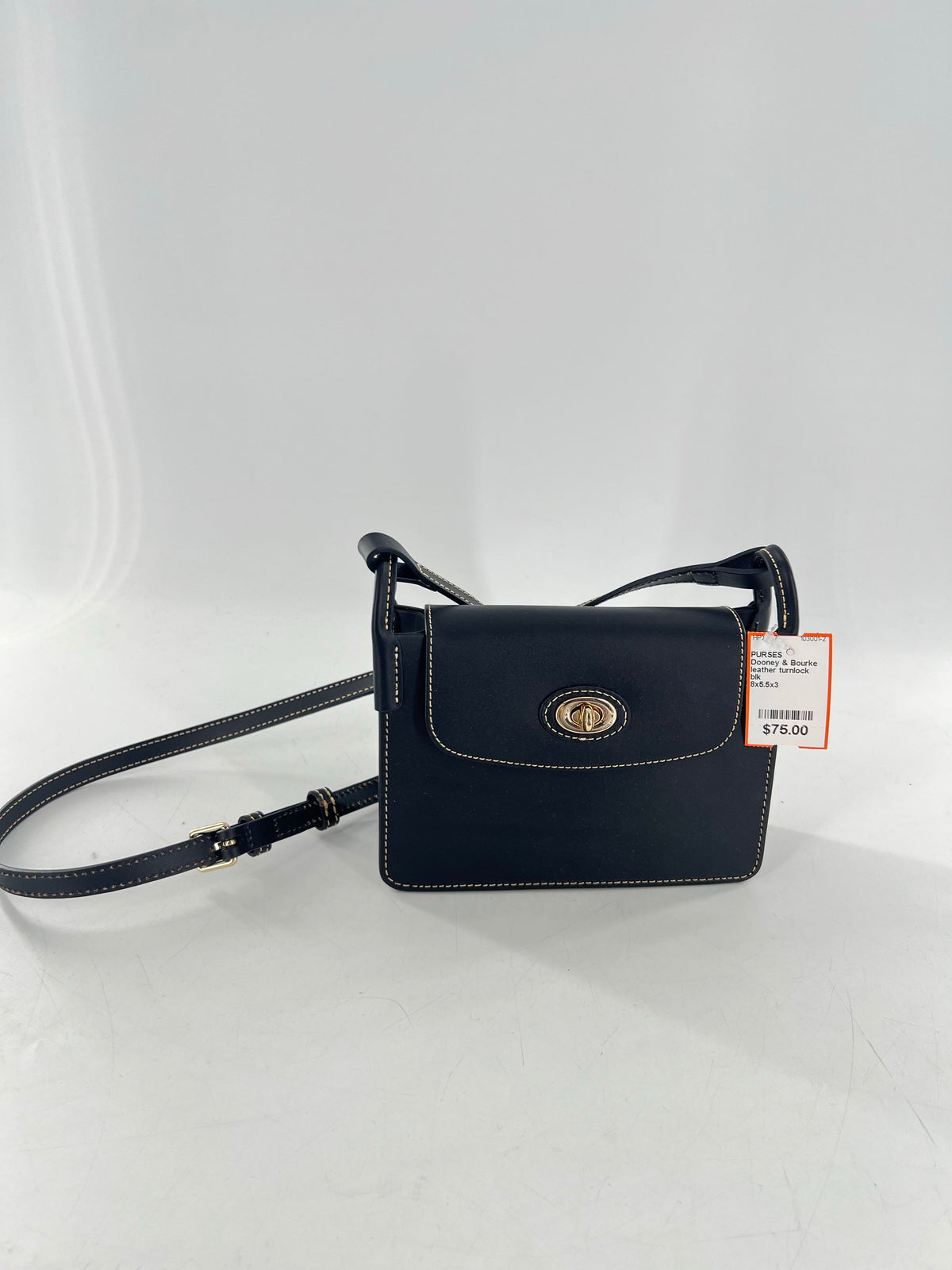 leather turnlock crossbody
