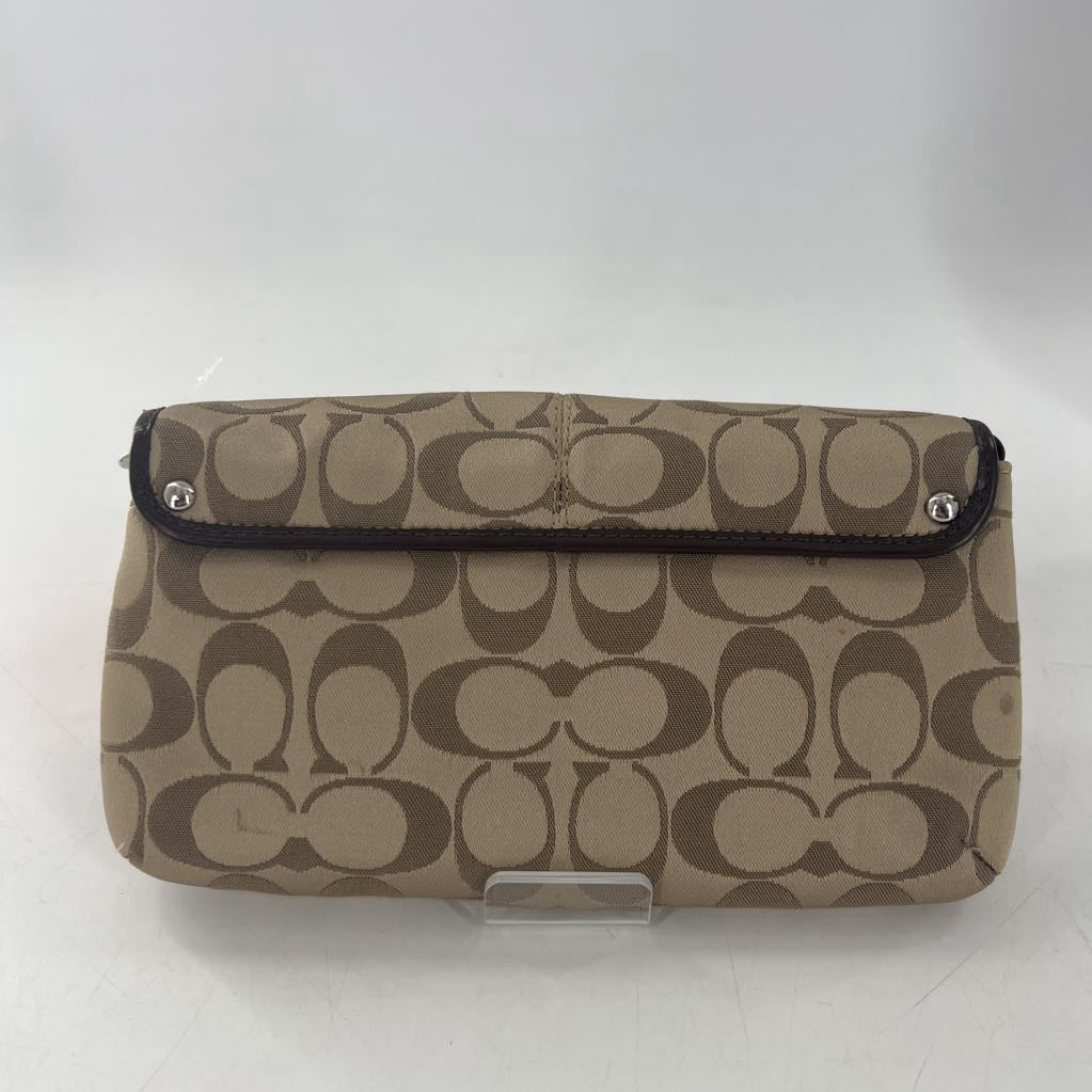 signature flap wristlet