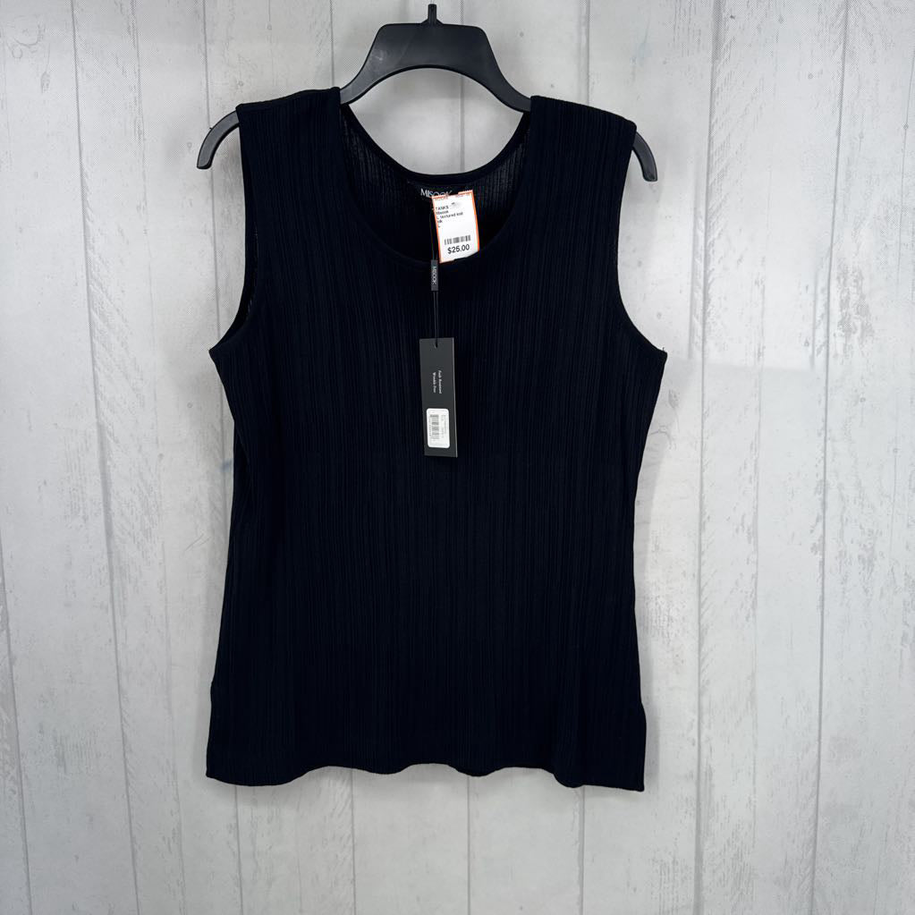 L textured knit cami