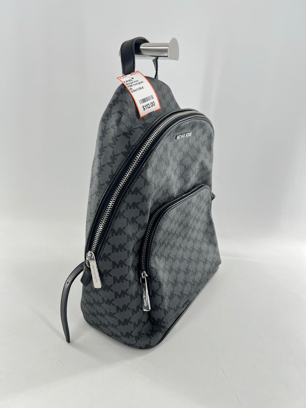 R298 monogram logo med backpack w/ dome pocket