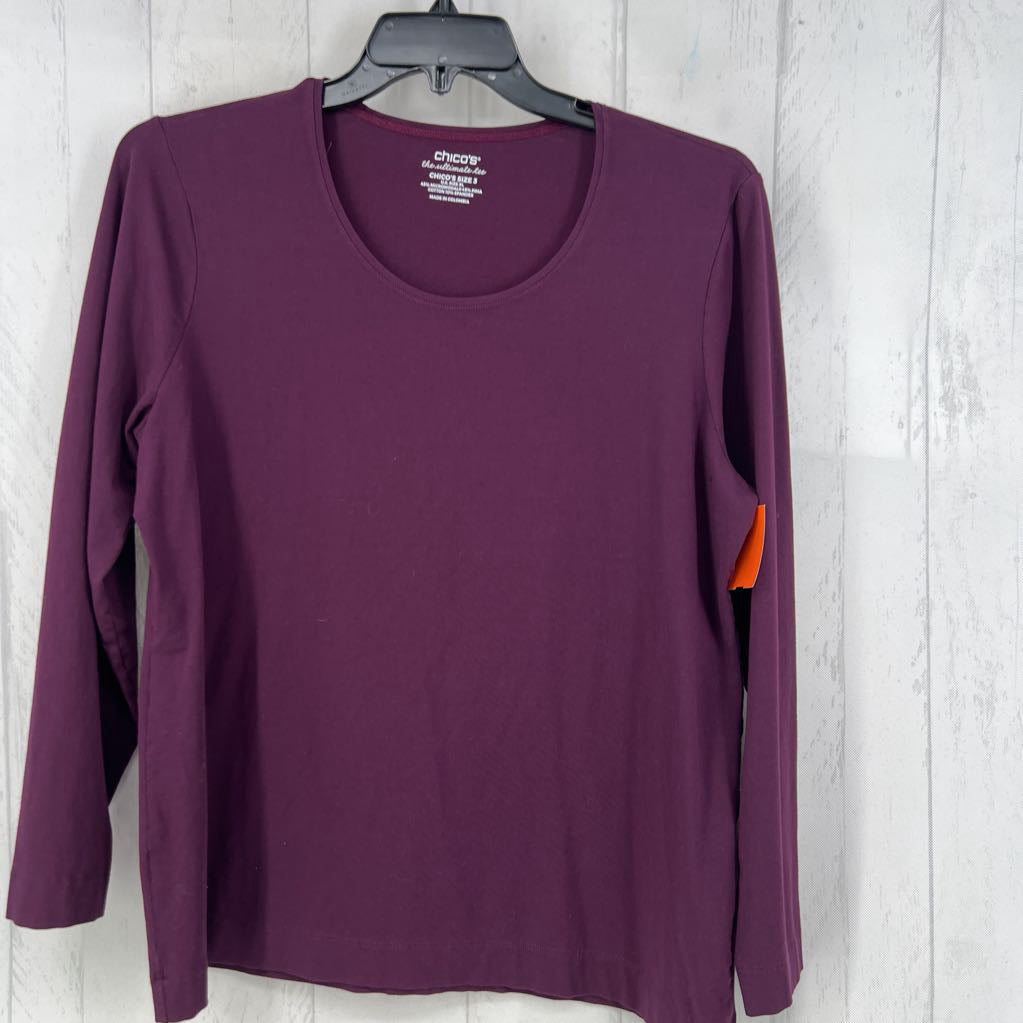 XL round neck l/s tee