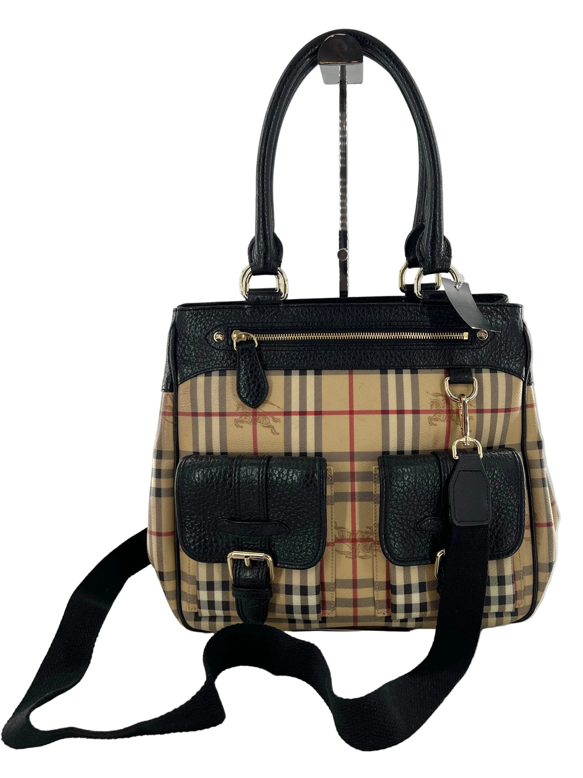 Haymarket Check Pocket Tote