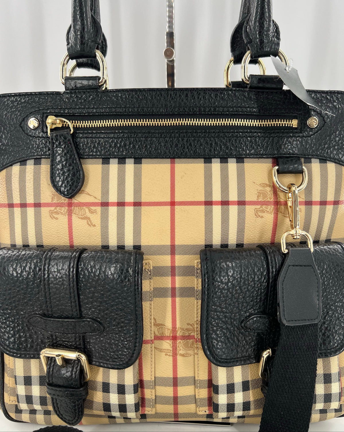 Haymarket Check Pocket Tote