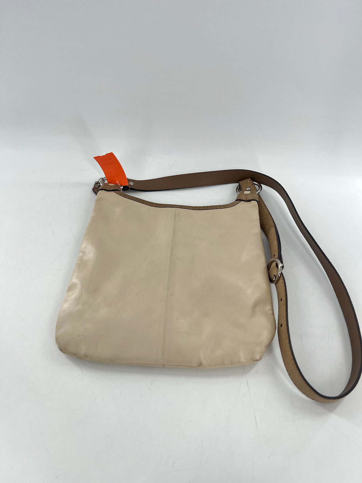 turnlock leather crossbody