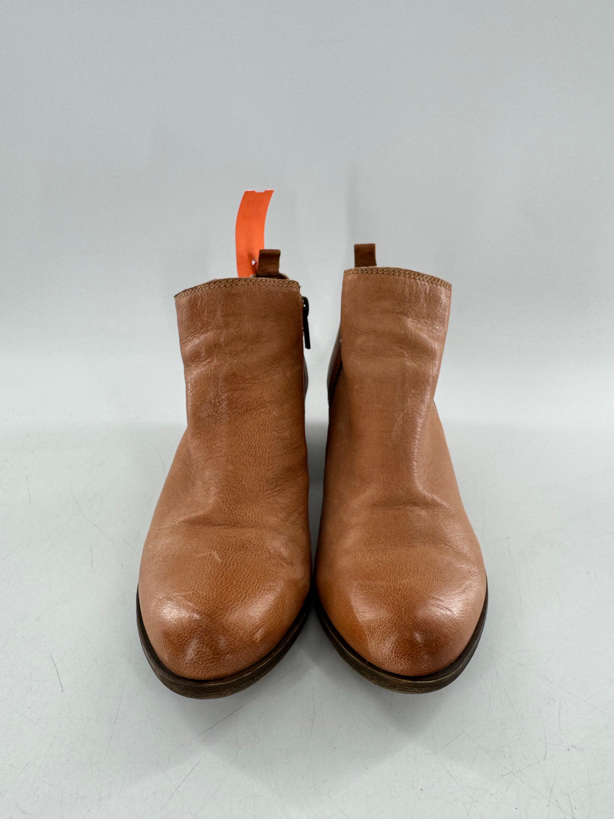 9 leather bootie