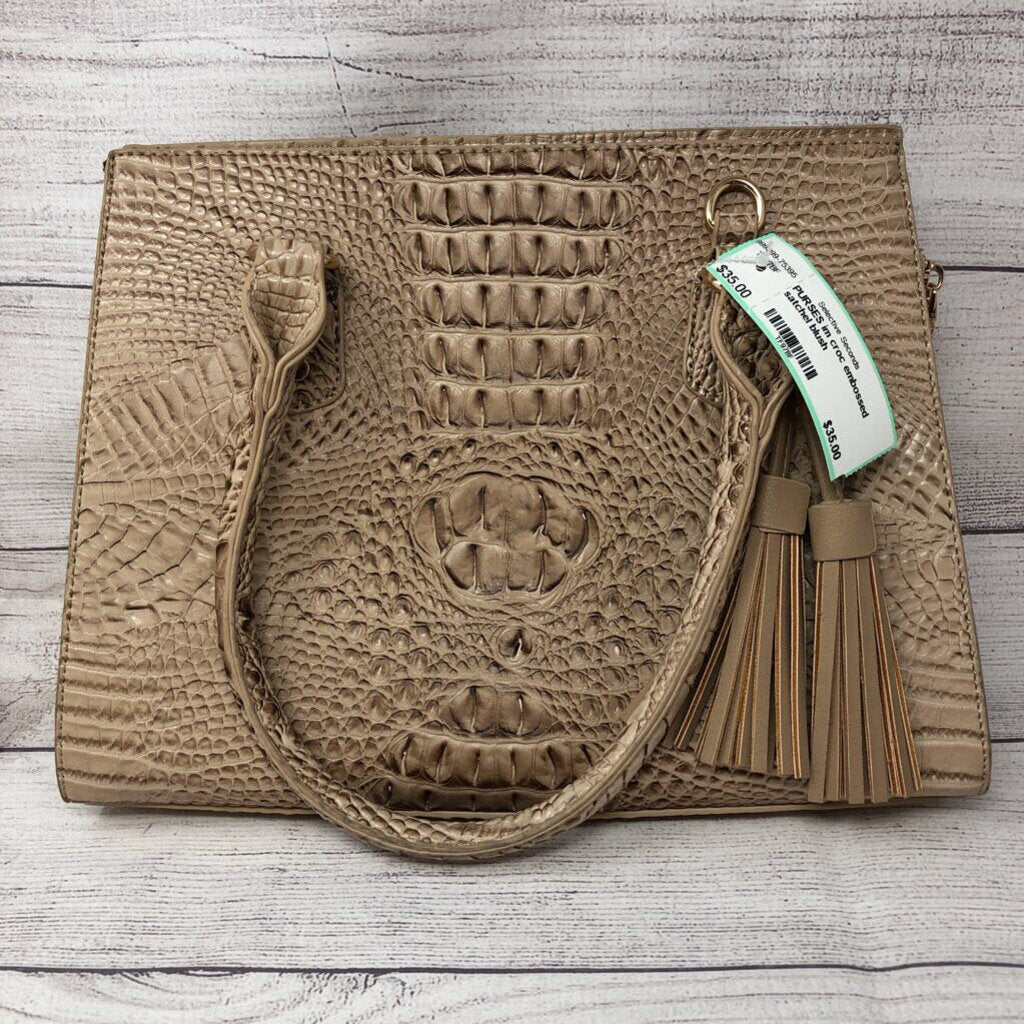 Tokyo faux Crocodile Embossed Shoulder Bag – stylesofsheba