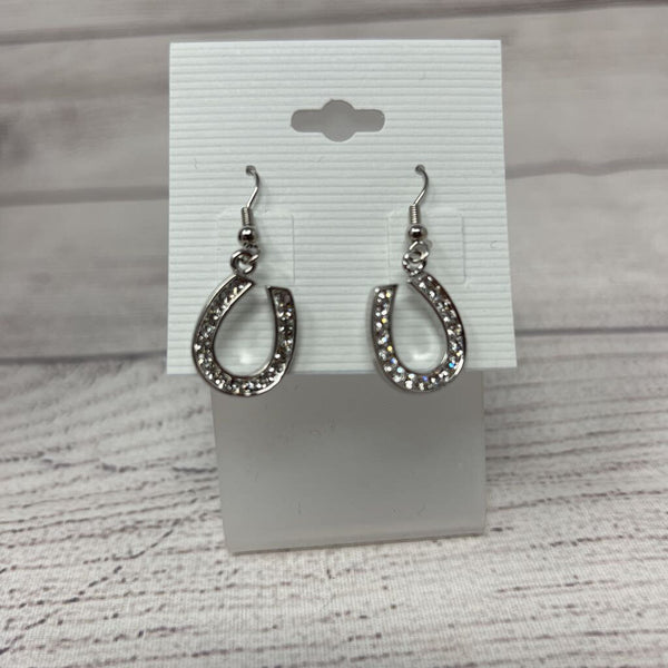 Silver Colts Dangle Earrings