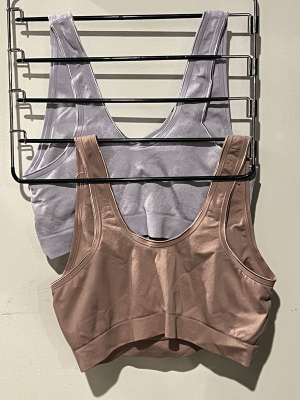 R45 XL LILAC/BROWN A-body Set/2 seamless bras