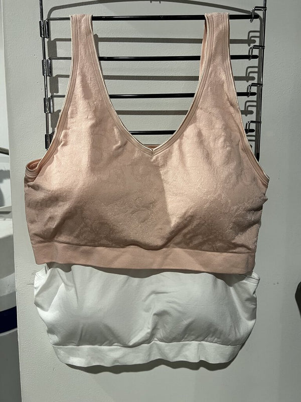 R45 2X Blush/Wh Set/2 anybody bras