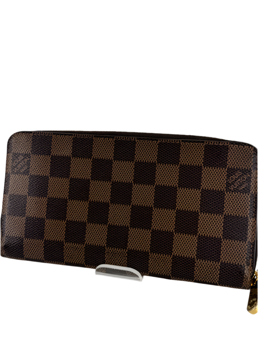damier azur zip around wallet