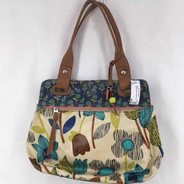 Mixed Media printed tote