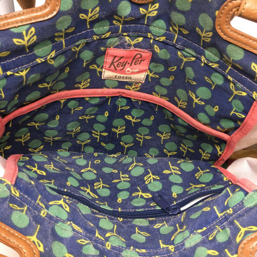 Mixed Media printed tote