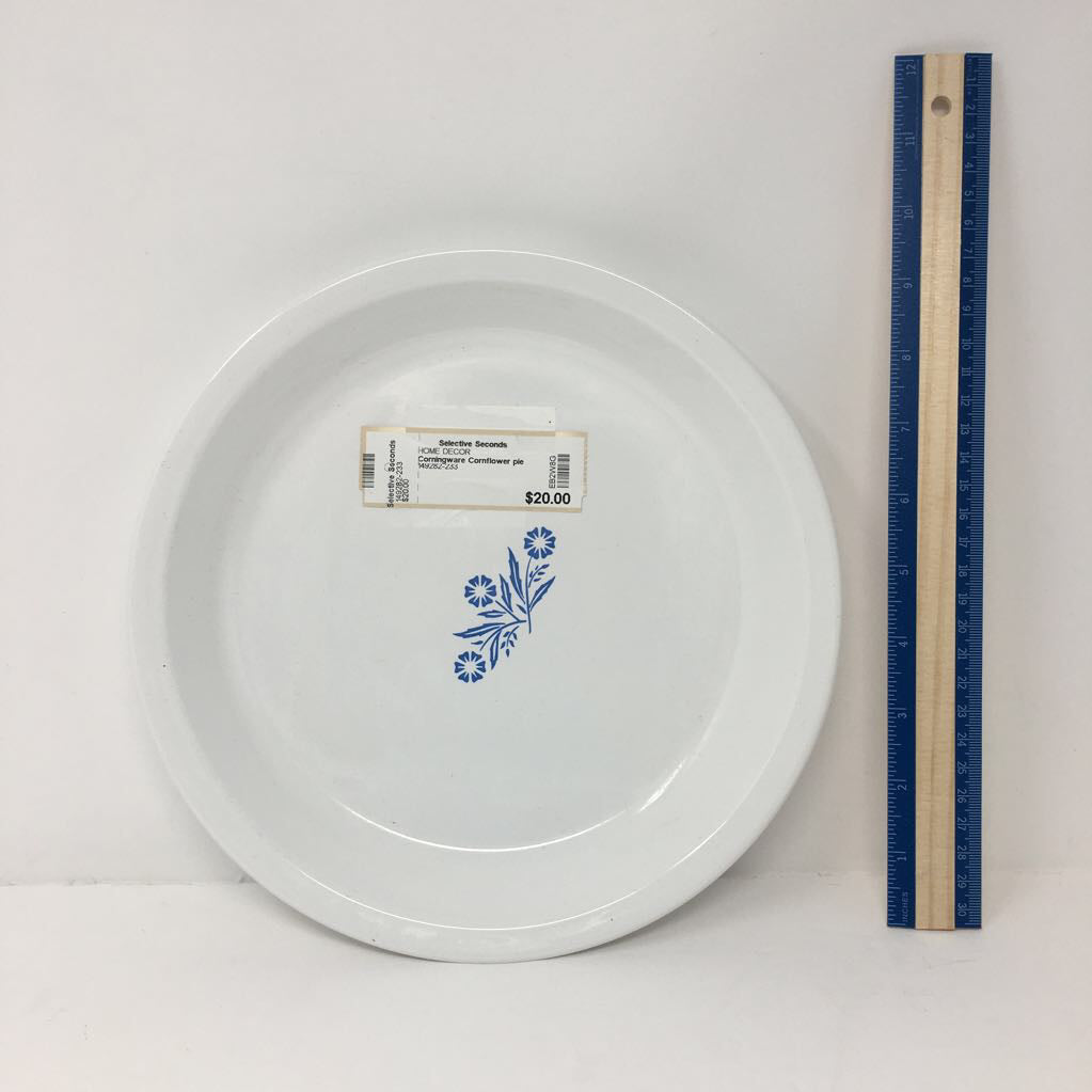 Corningware Cornflower pie dish