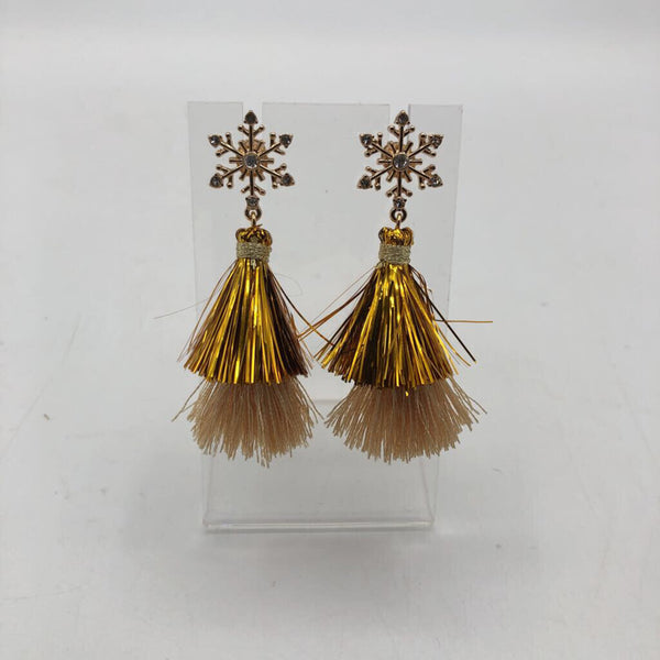 Christmas Earrings Gold