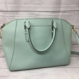 zip top saffiano satchel