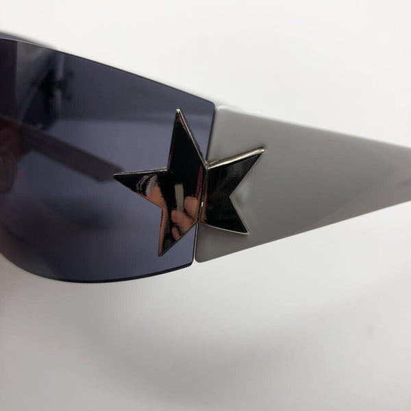 blk/wht star sunglasses