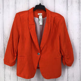 XL rouch slv crop blazer