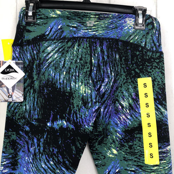 S printed capris legging