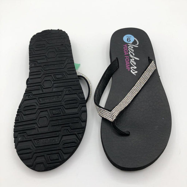 6 embellished flip flops