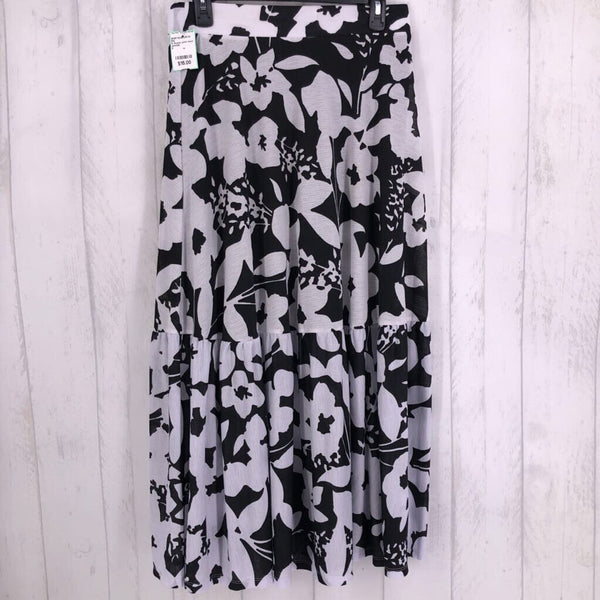S flower print maxi skirt