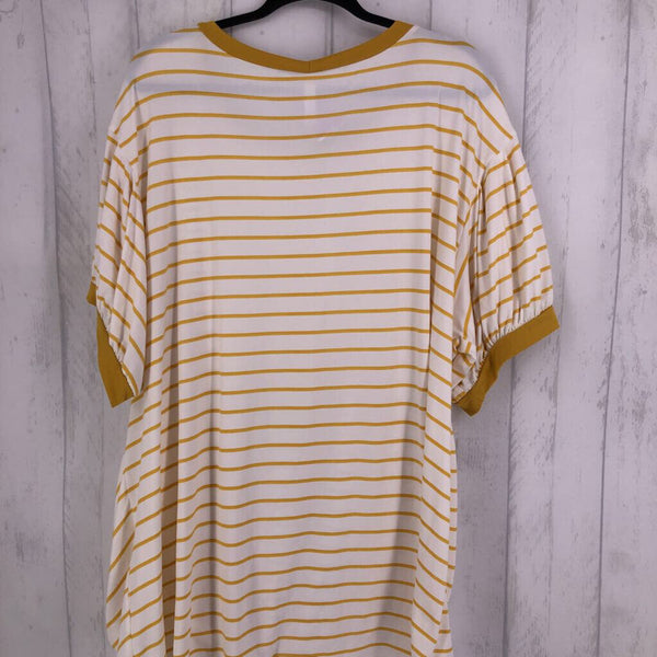 3X s/s striped knotted side