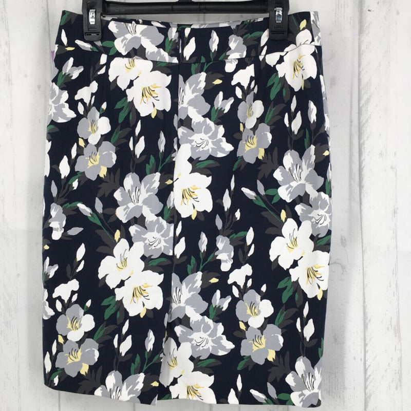 6 floral Pencil skirt
