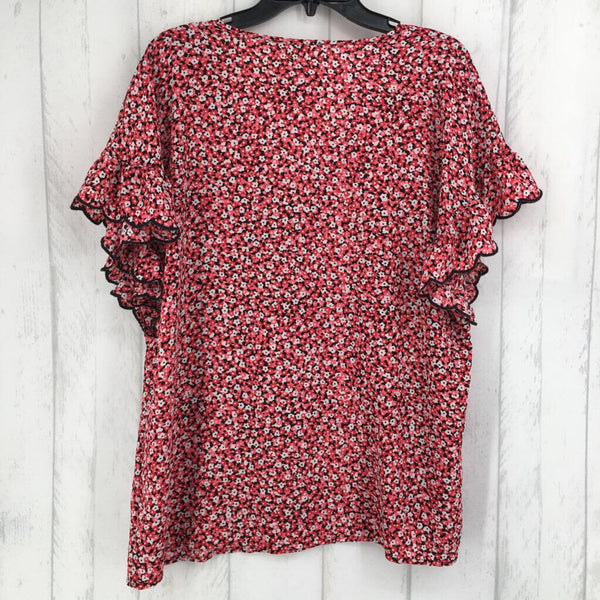 XL ruffle s/s floral