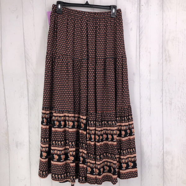 M printed ruffle skirt