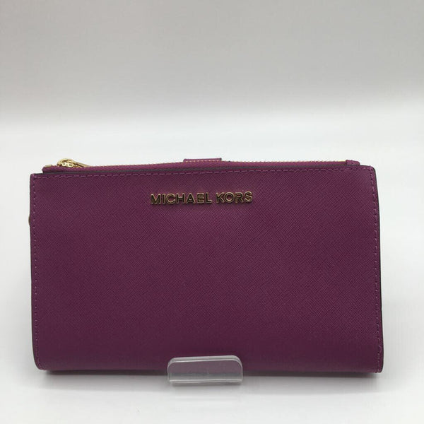 double zip bi-fold wallet