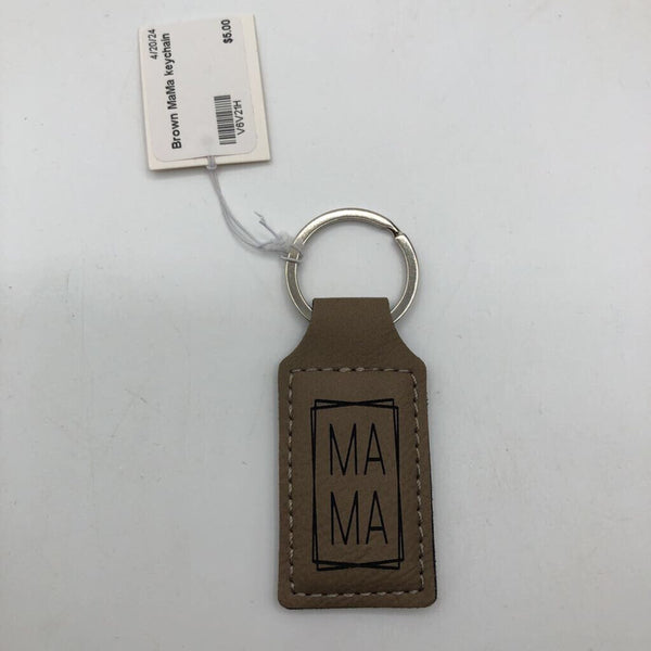 Brown MaMa keychain