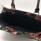 Floral footed crossbody