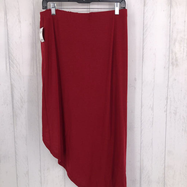 L pull on knotted waist skirt