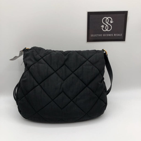 Quilted flap over crossbody