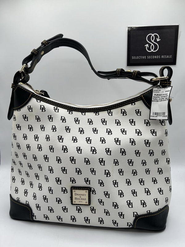 monogram hobo shoulder bag