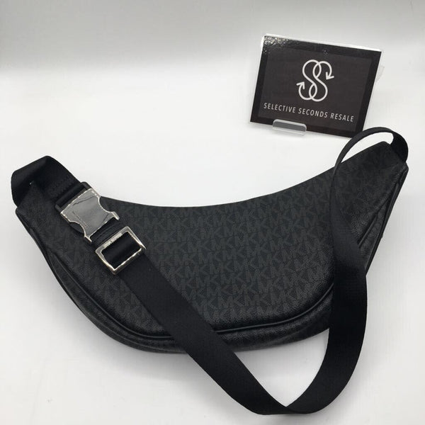 signature double zip waist bag