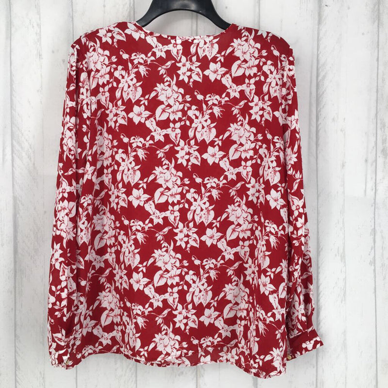 PL l/s floral top