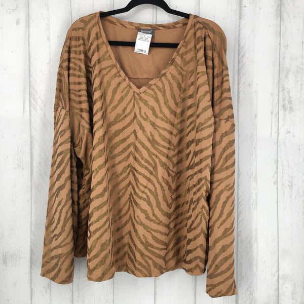 4X l/s zebra print