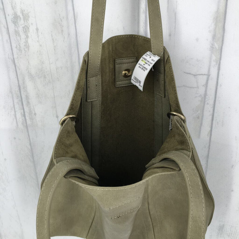 2-in-1 Vegan tote w/ pouch/crossbody