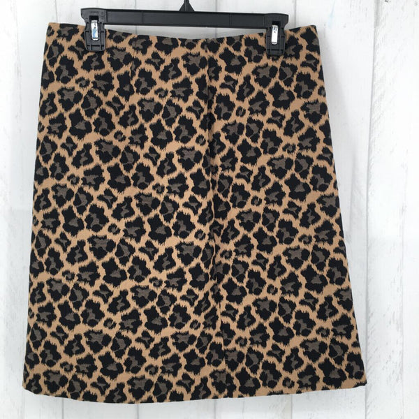 8 animal print skirt