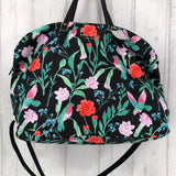 hummingbird/floral tote