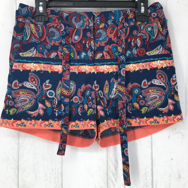 00 paisley print shorts