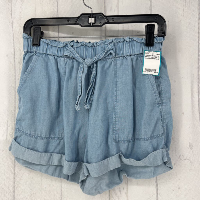 S cuff pull on shorts
