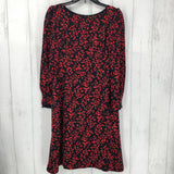 8 l/s flower print dress