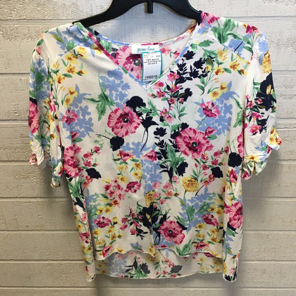 S s/s floral top